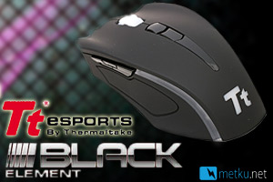 TTeSports Black Element Gaming Mouse TTeSports Black Element Gaming Mouse