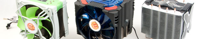 Air Cooler Roundup - Arctic Cooling vs. Thermaltake