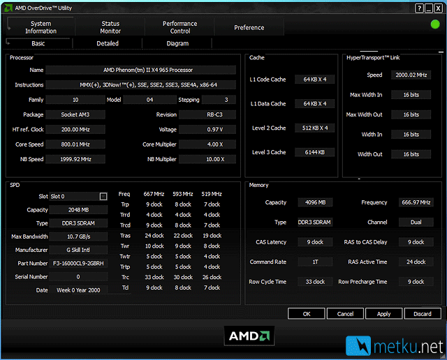 AMD Phenom II 965BE C3-stepping