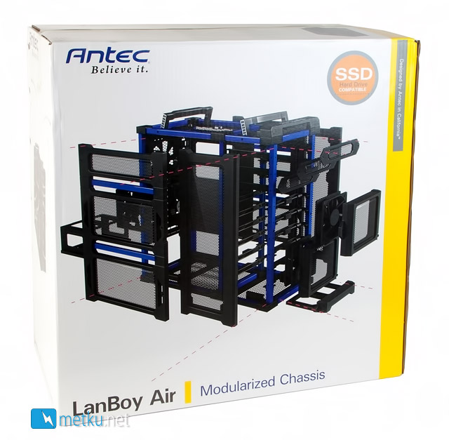 Antec LanBoy Air - Hyvin ilmastoitu kotelo monenlaiseen käyttöön