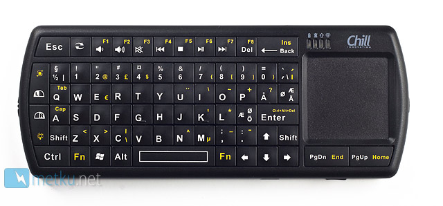 Chill Innovation KB-1BT Bluetooth Micro Keyboard - Small keyboard/touchpad combo with Bluetooth connection