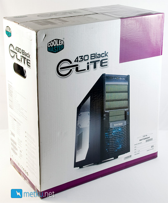 Cooler Master Elite 430 Black - Good looking case with potential