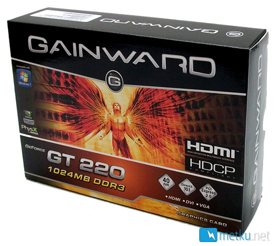 Gainward GeForce GT220 1024MB Budget card for light work