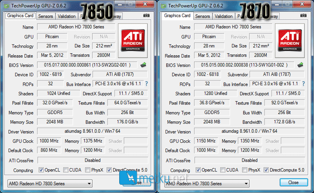 HIS HD 7850 & HD 7870 GHz Edition -