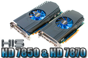 HIS HD 7850 & HD 7870 GHz Edition