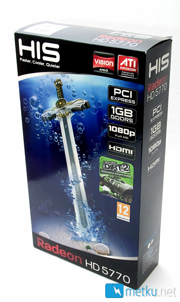 HIS HD5770 1 GB Graphics Card