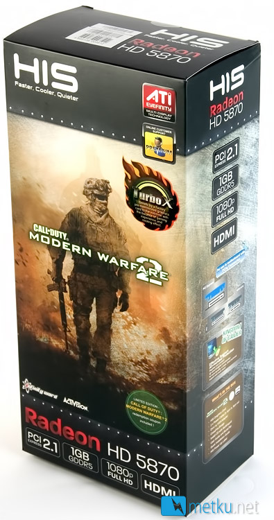 HIS HD5870 iCooler V Turbo 1GB - Fast gfx card for demanding gaming