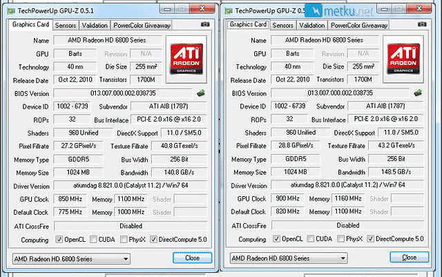 HIS HD68xx Graphics Cards - Good overclockers go head to head