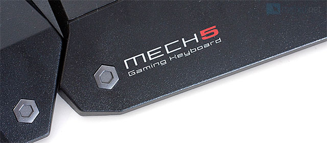 AZIO Levetron Mech5 Gaming Keyboard - Futuristic design for futuristic gamers