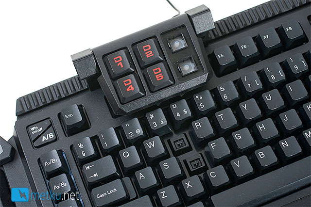 AZIO Levetron Mech5 Gaming Keyboard - Futuristic design for futuristic gamers