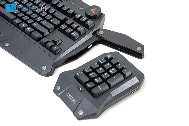 AZIO Levetron Mech5 Gaming Keyboard - Futuristic design for futuristic gamers