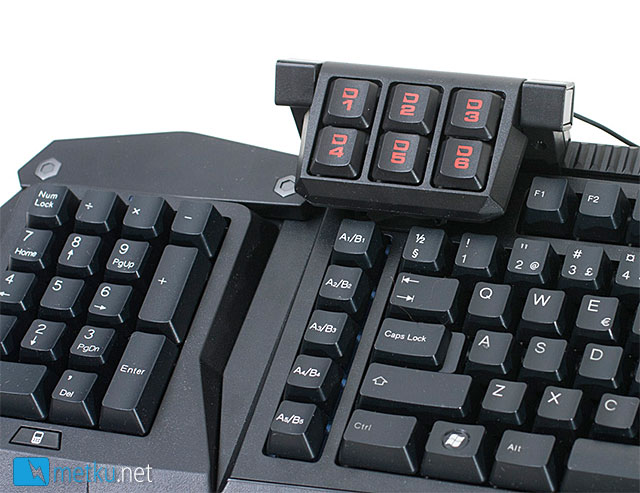 AZIO Levetron Mech5 Gaming Keyboard - Futuristic design for futuristic gamers