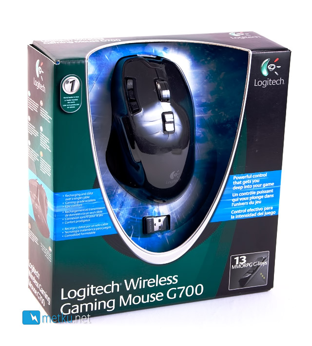 Logitech Wireless Gaming Mouse G700 - 13 MMORPG keys to keep your fingers busy