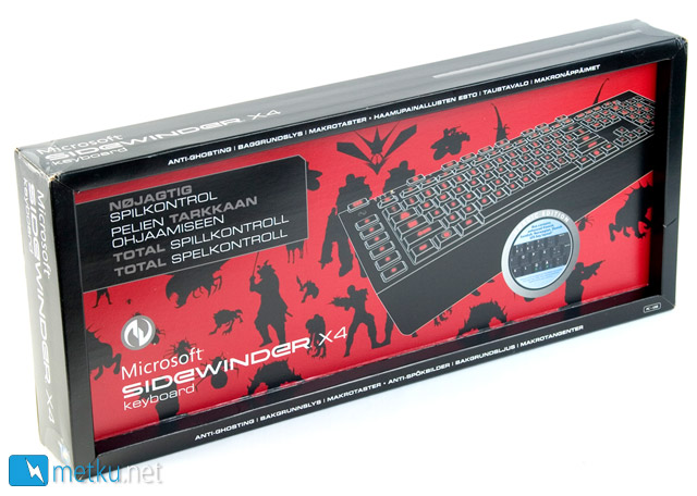 Microsoft Sidewinder X4 Gaming Keyboard - Gaming keyboard with style in mind