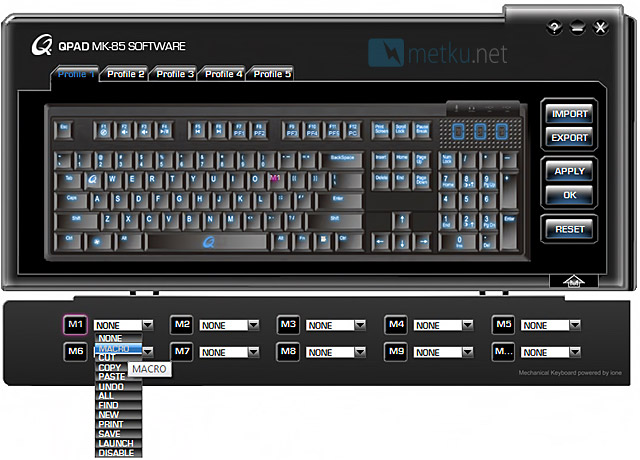 QPAD MK-Series Mechanical Keyboards - Mechanical action for pro users