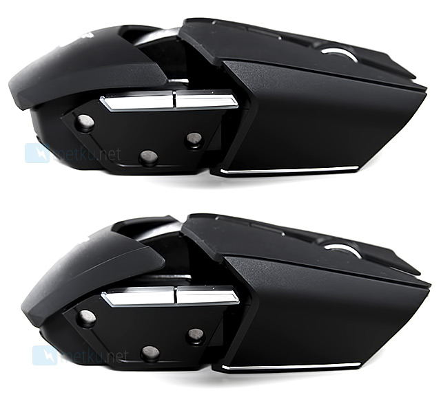 Razer Ouroboros -pelihiiri - Ergonominen ja varsin coolin designin omaava pelihiiri.