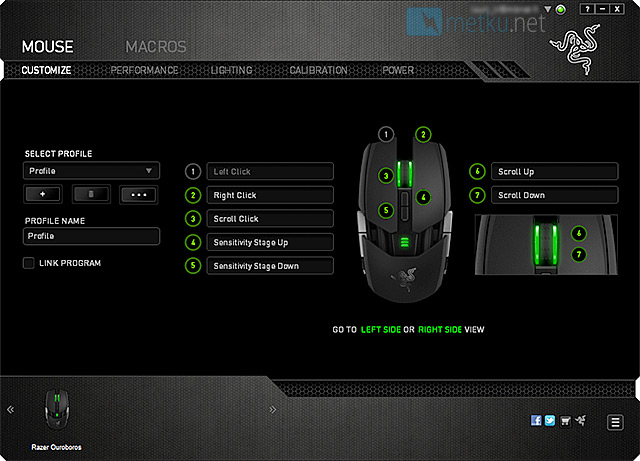 Razer Ouroboros Gaming Mouse - Ergonomic and downright cool looking gaming mouse.