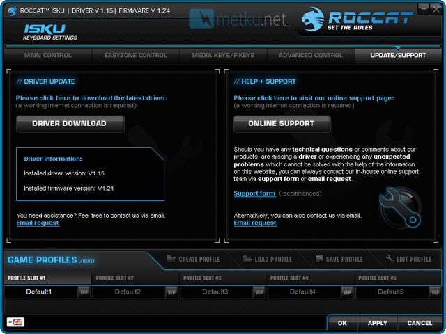 ROCCAT ISKU Gaming Keyboard - Gaming keyboard with good macro features