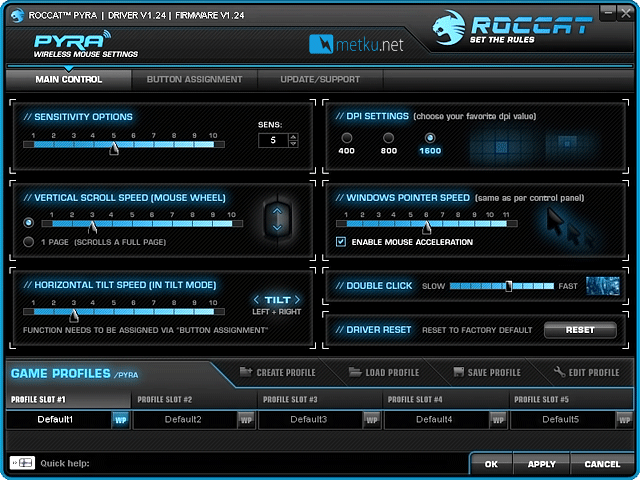 ROCCAT PYRA Wired + Wireless -