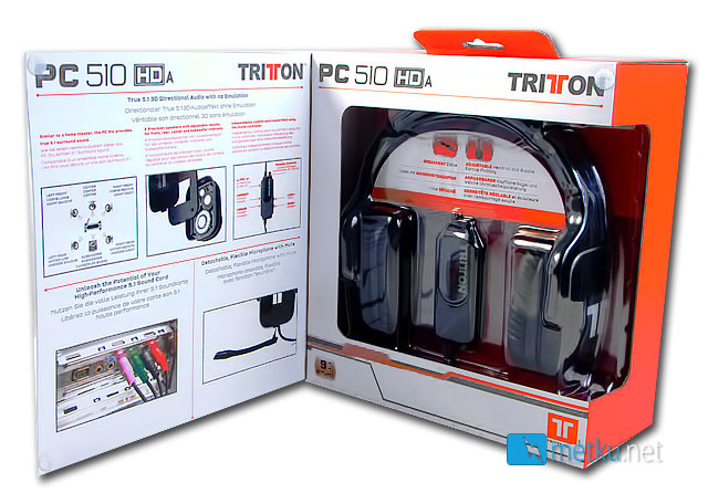 Tritton PC510HDA 5.1 Headset - Analog Gaming Headset with 5.1 3D sound