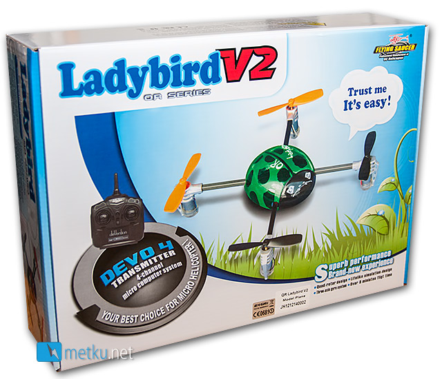 Walkera QR Ladybird V2 (RTF) - All-in-one quadin lennätykseen