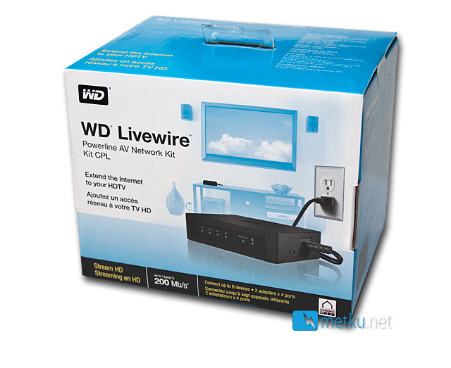 WD Livewire - Powerline AV Network Kit