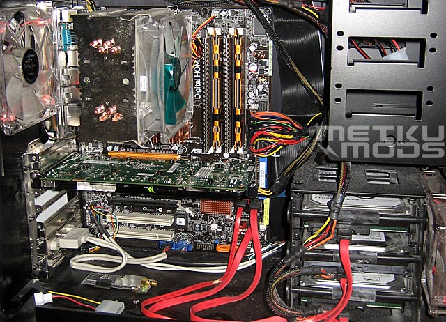 8800GT inside the Zalman case